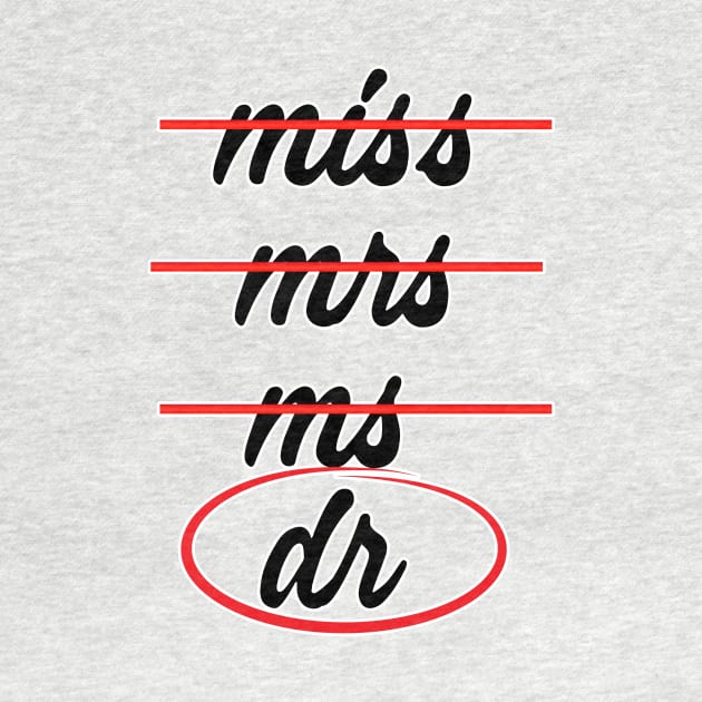 Miss Mrs Ms Dr Checklist by nextneveldesign